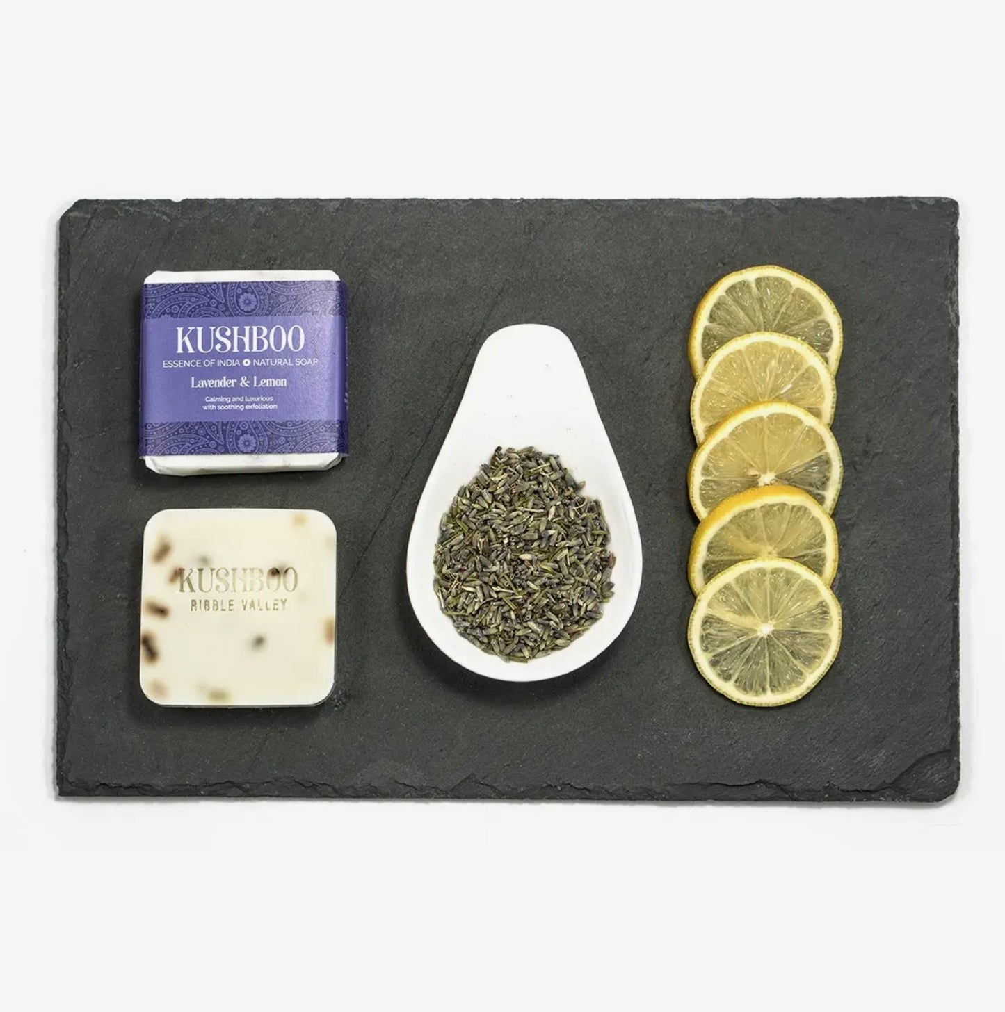Lavender & Lemon Exfoliating Natural Soap - Calm & Soothe