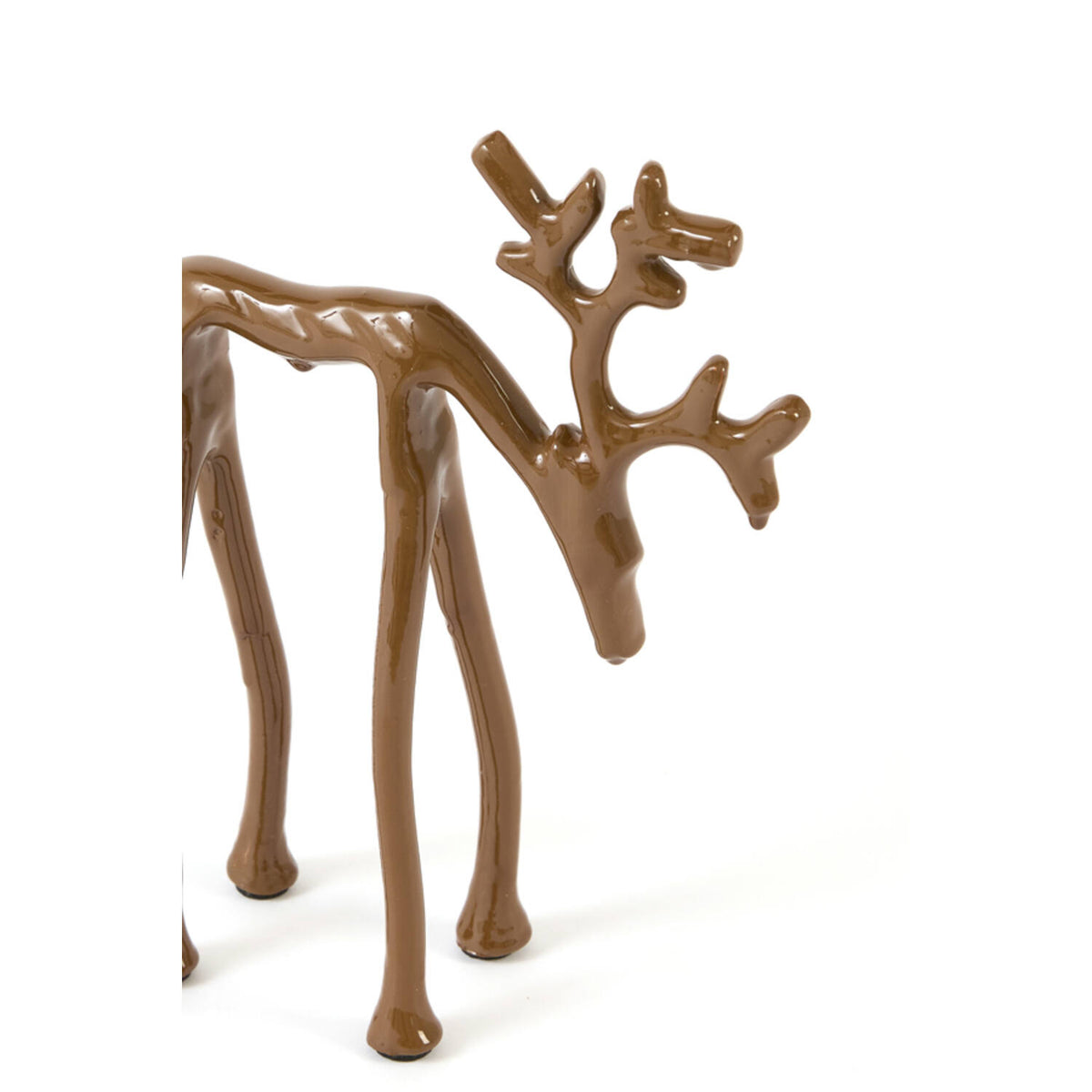 Deer Ornament - Shiny Carmel 25cm