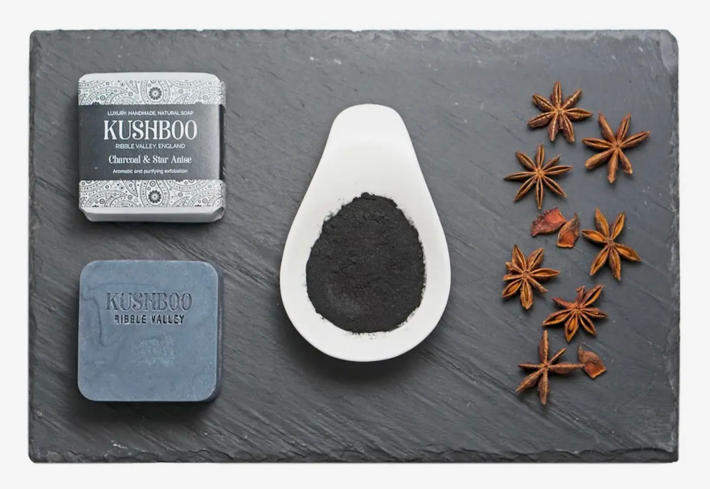 Charcoal & Star Anise Exfoliating Natural Soap - Repair & Purify