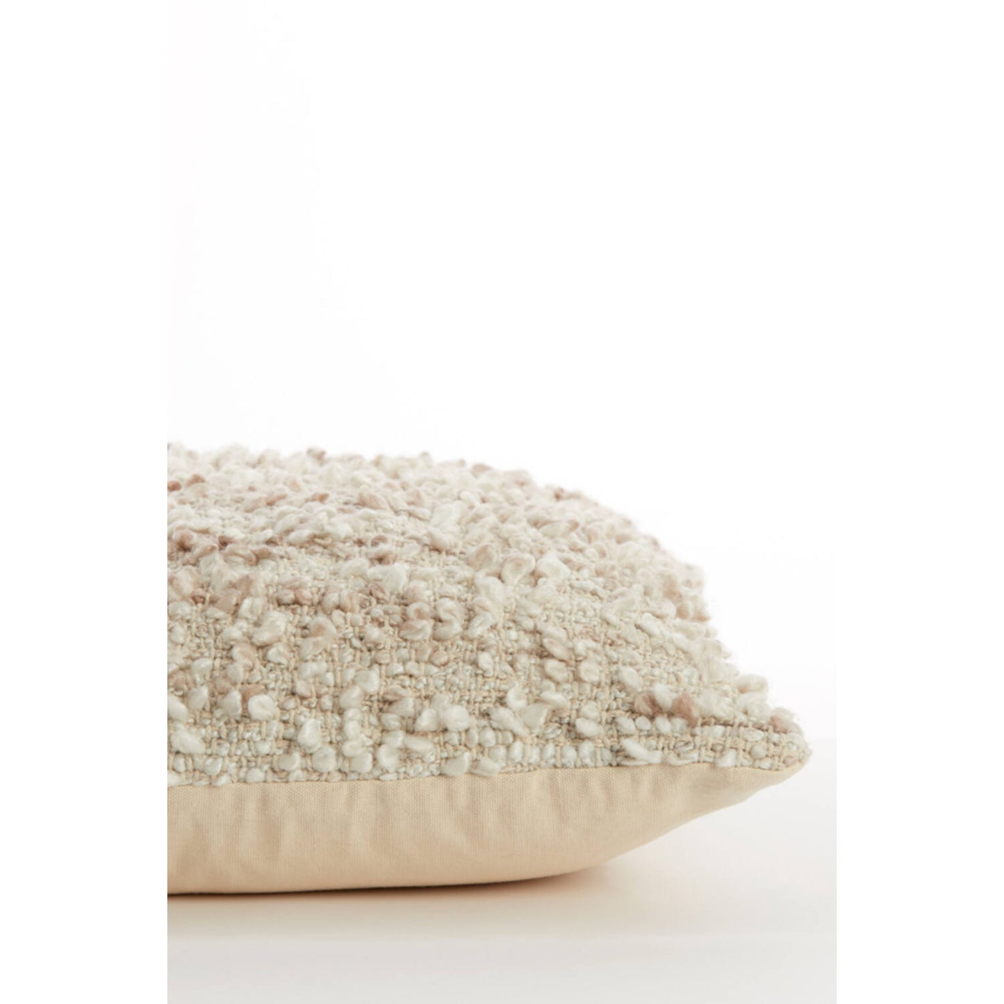 Natural Boucle Feather Filled Cushion 45x45cm