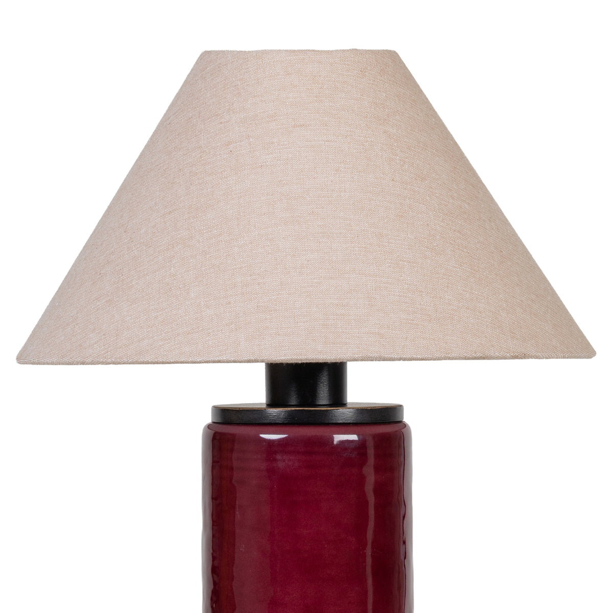 Duthie Merlot Red Table Lamp
