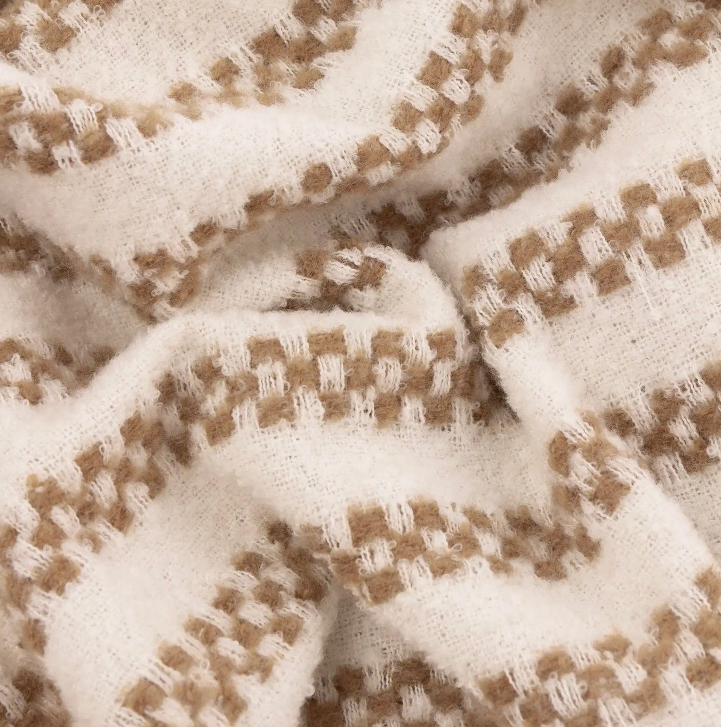Clyne Tassled Throw - Brown