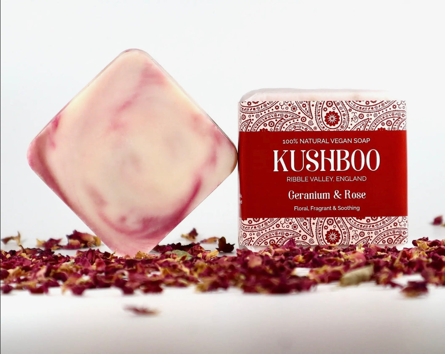 Geranium and Rose Natural Soap - Balance & Repair