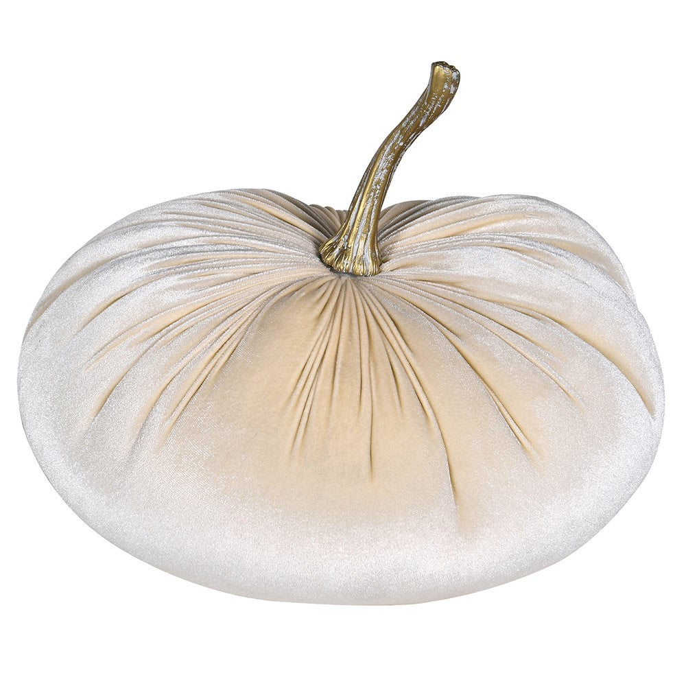 Ivory Decorative Pumpkin