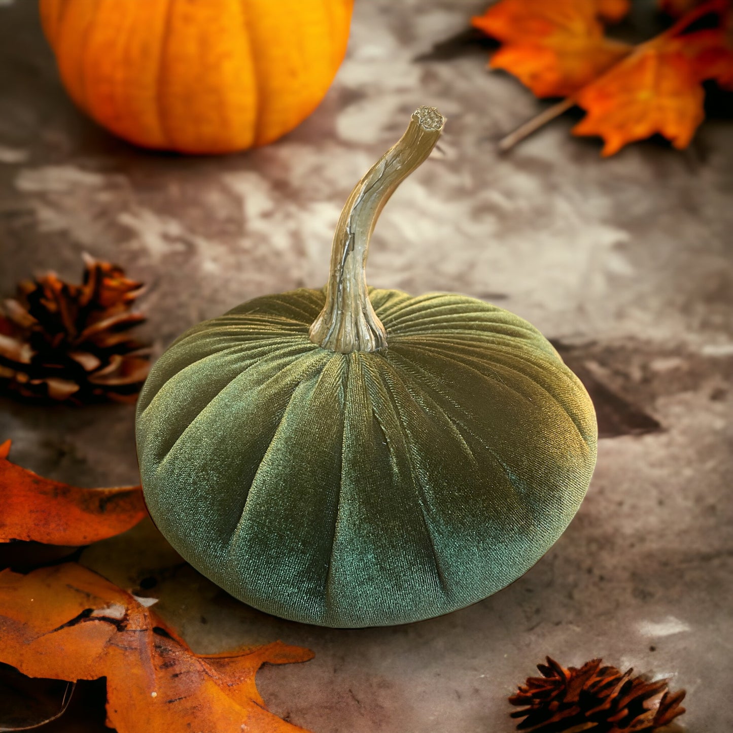Green Decorative Pumpkin