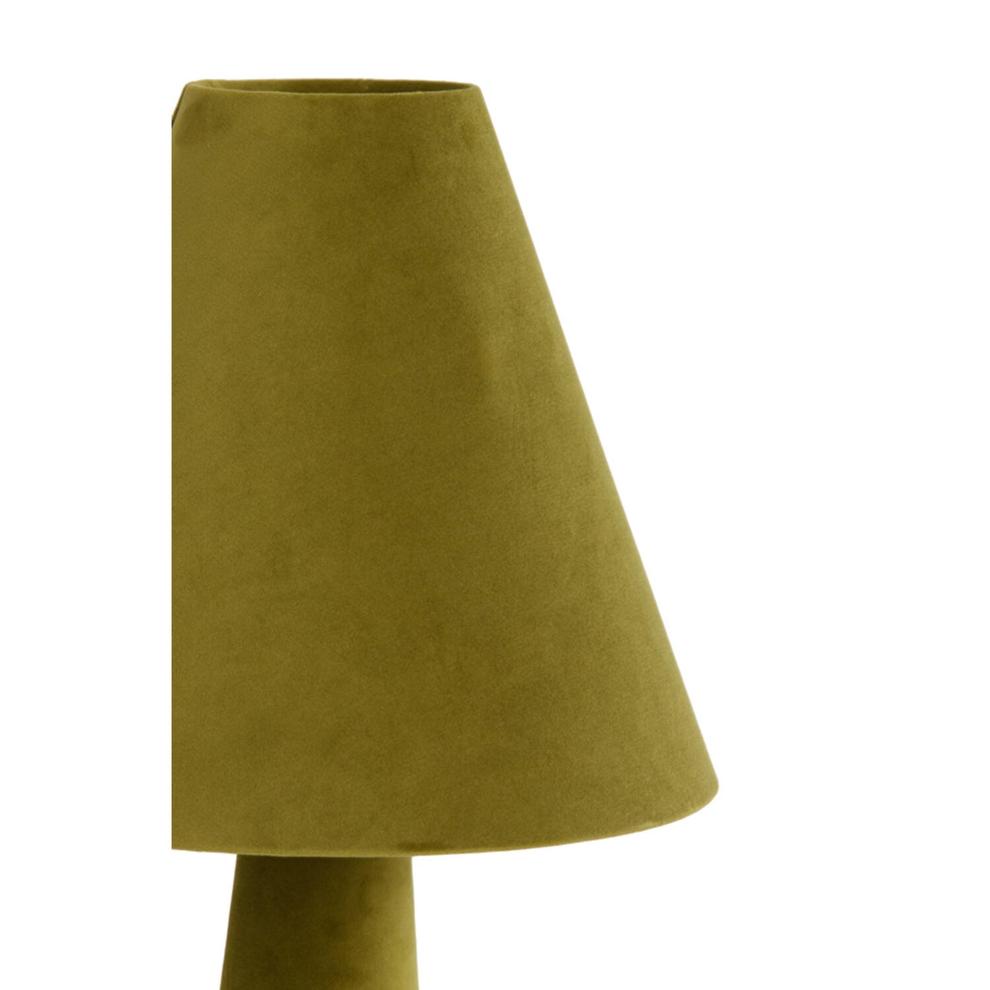 Dea Green Velvet Table Lamp