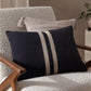 Benton Cotton Cushion - Black 40x50cm