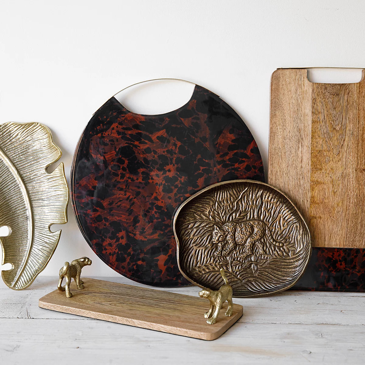Leopard Wooden Board