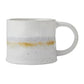 White Reactive Glaze Mug - 450ml