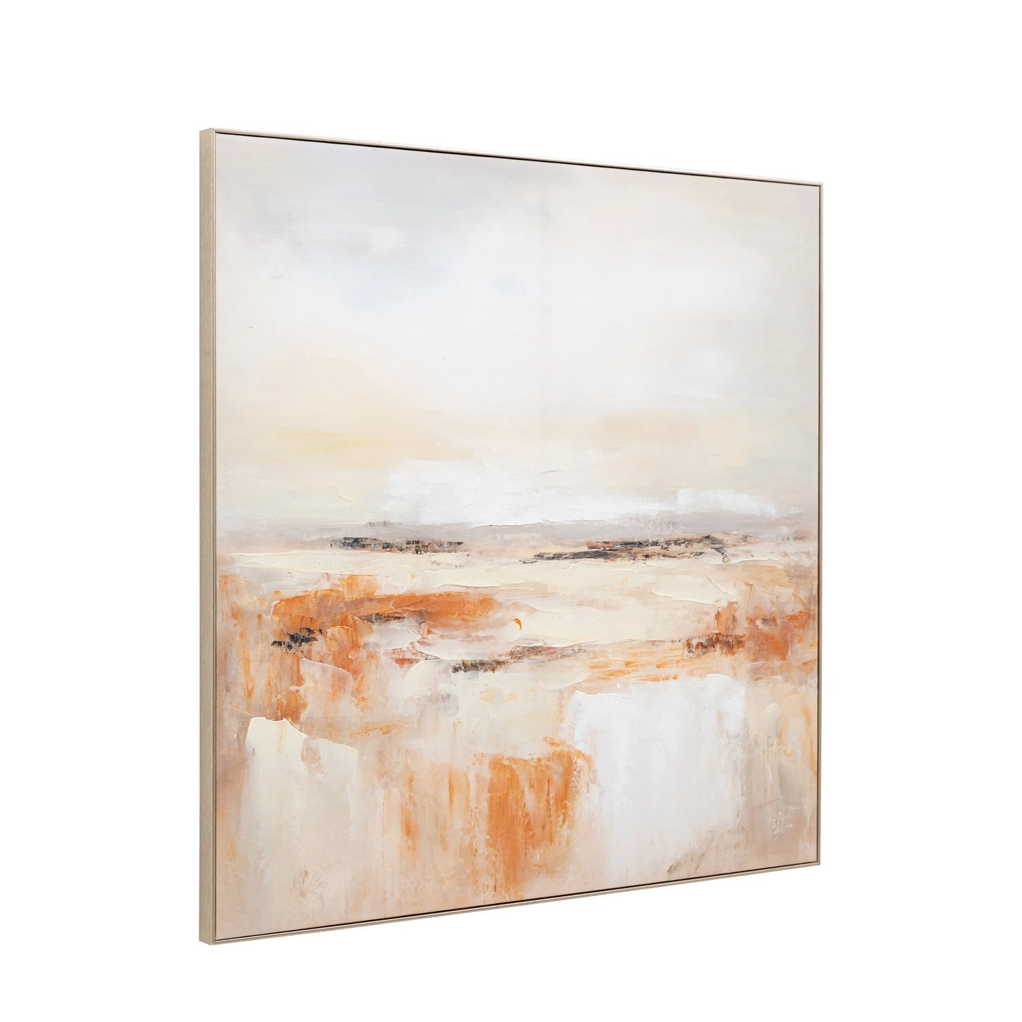 Warm Haze Framed Canvas 1000x1000m