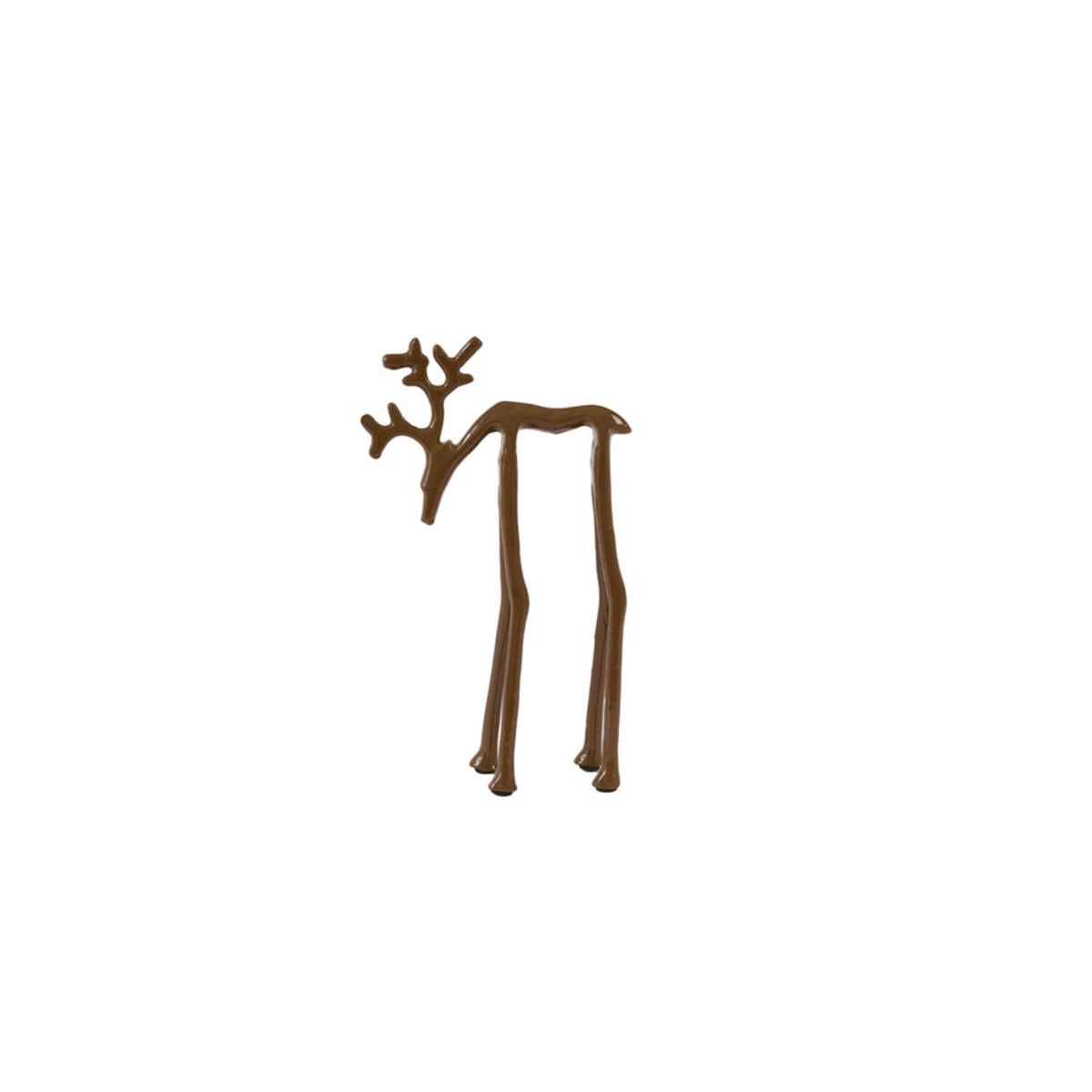 Deer Ornament - Shiny Carmel 25cm