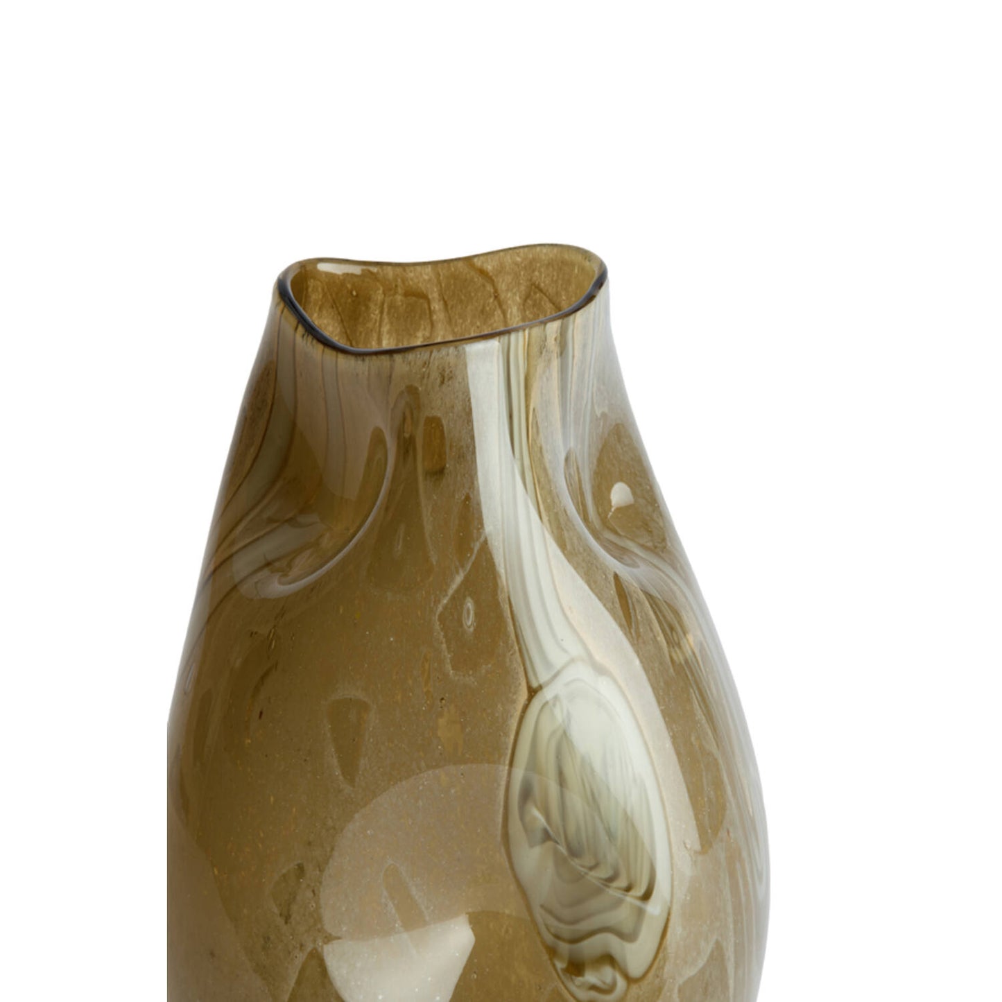 Jorien Taupe and Olive Vase - Small