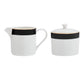 Luxe Deco China Sugar Bowl and Creamer