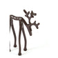 Deer Ornament - Shiny Aubergine 20cm