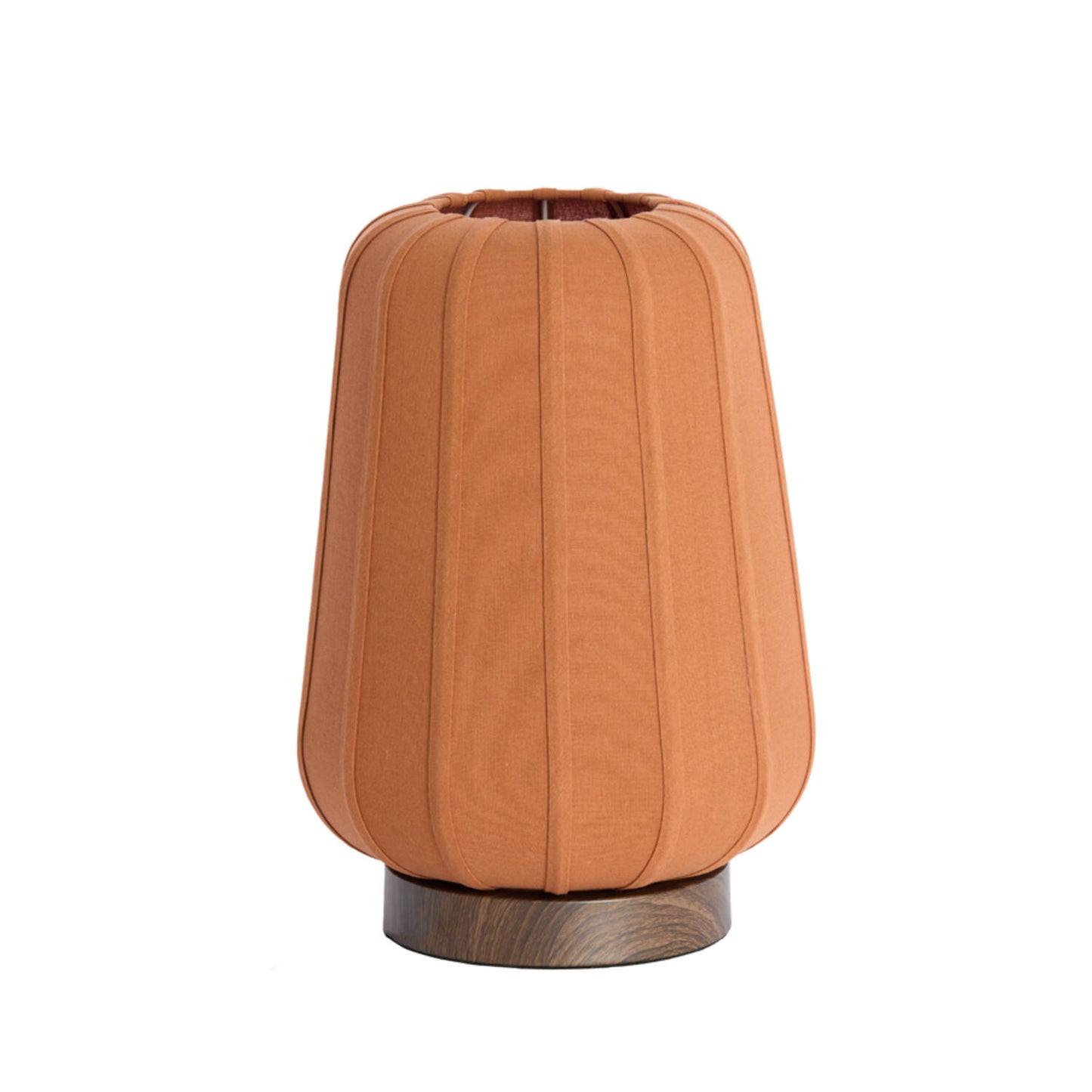 Bibia Terracotta and Wood Table Lamp - Large