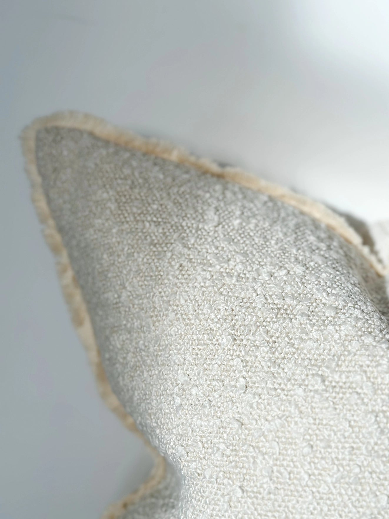 Cream Boucle Cushion 53x53