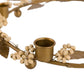 Woodland Berry Leaf Candle Ring - Gold