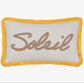 Soleil Embroidered Cushion - Feather Filled