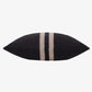 Benton Cotton Cushion - Black 40x50cm