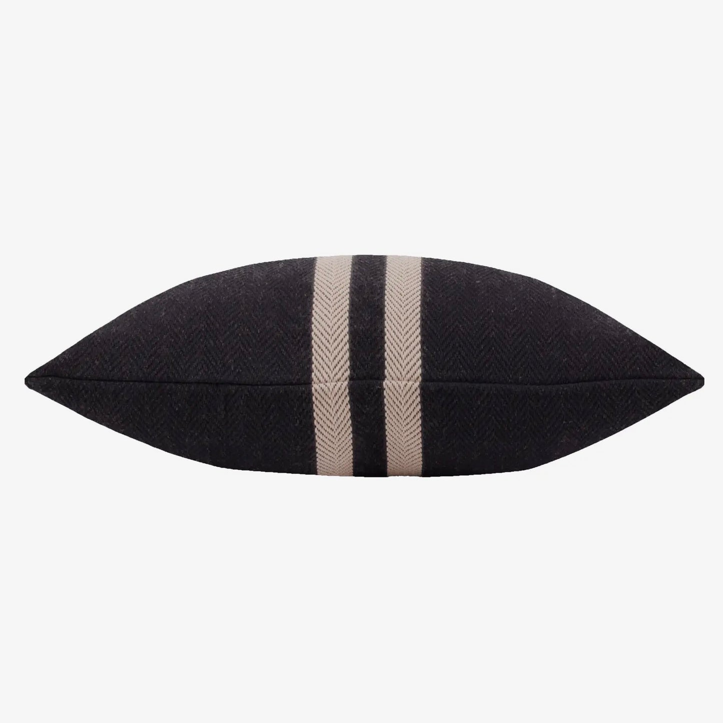 Benton Cotton Cushion - Black 40x50cm