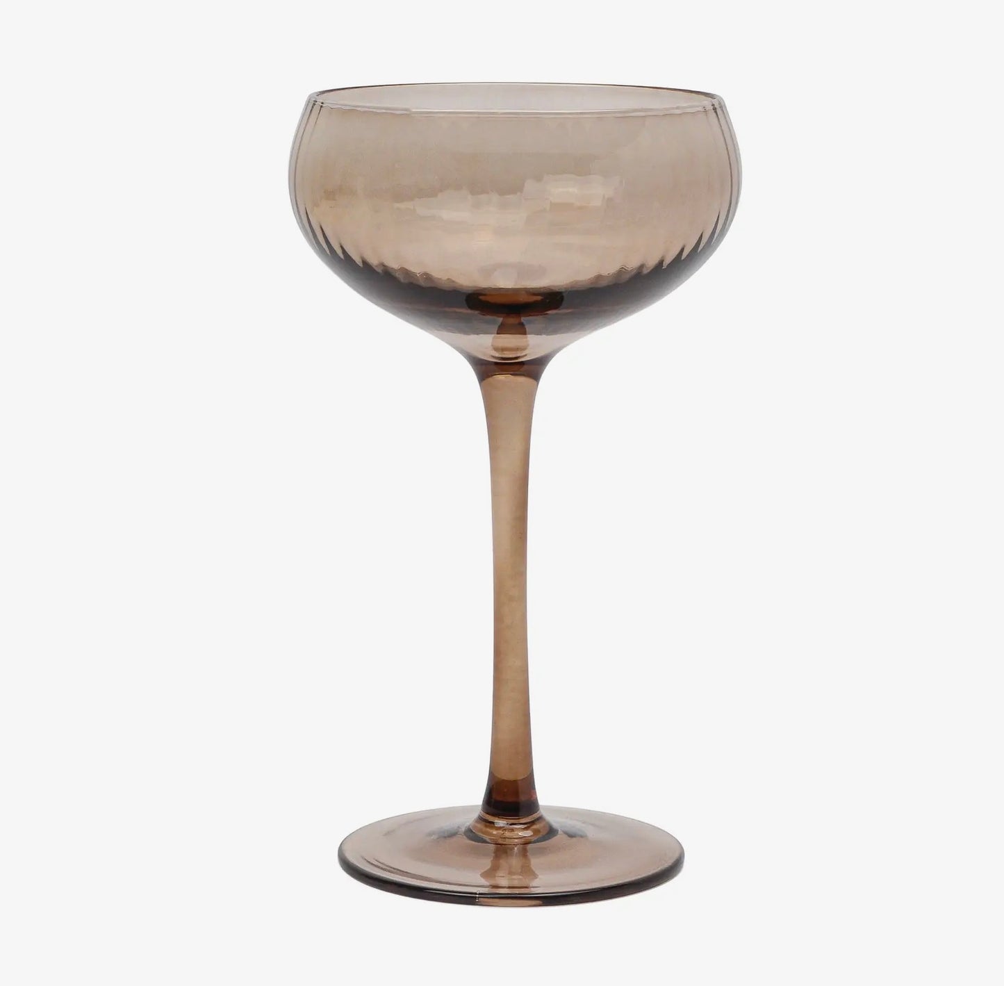 The Lou Coupe Glasses - Smoke - Set of 2