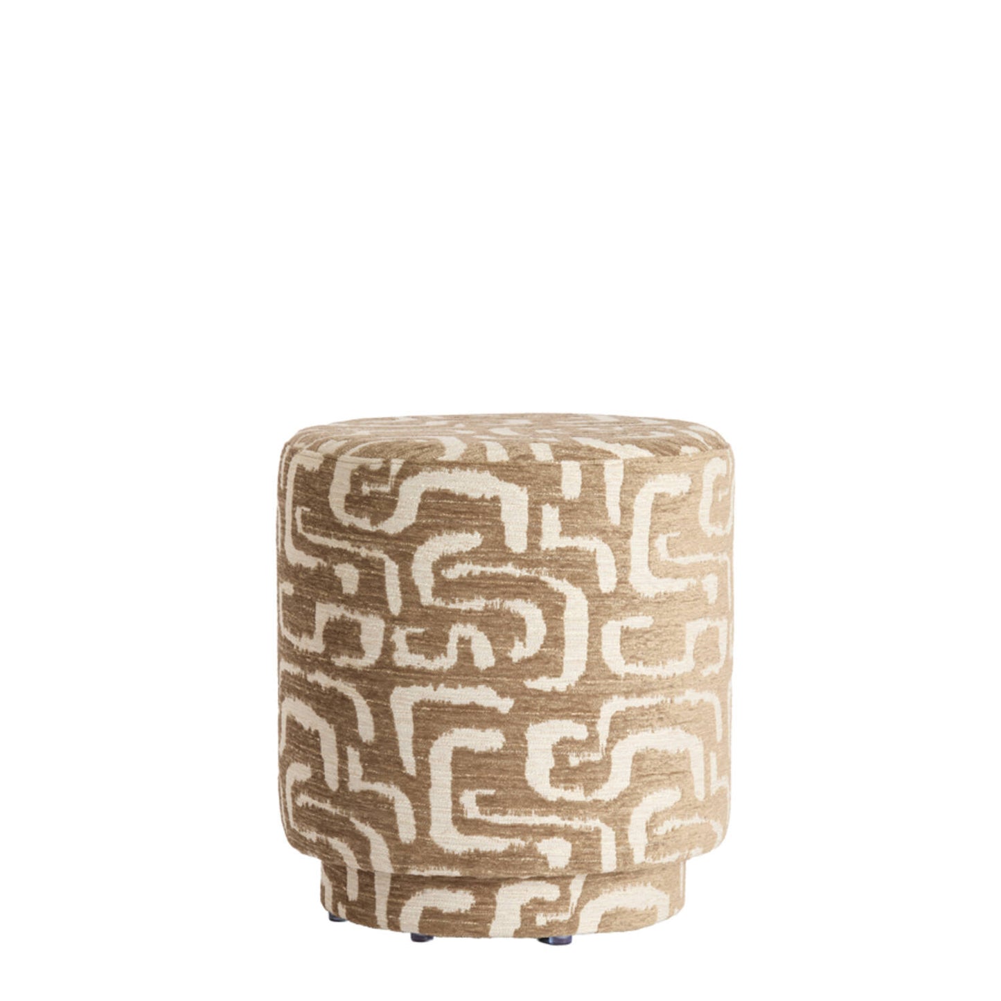 Davonte Green Grey and Beige Footstool
