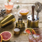 Gold 6 Piece Cocktail Set