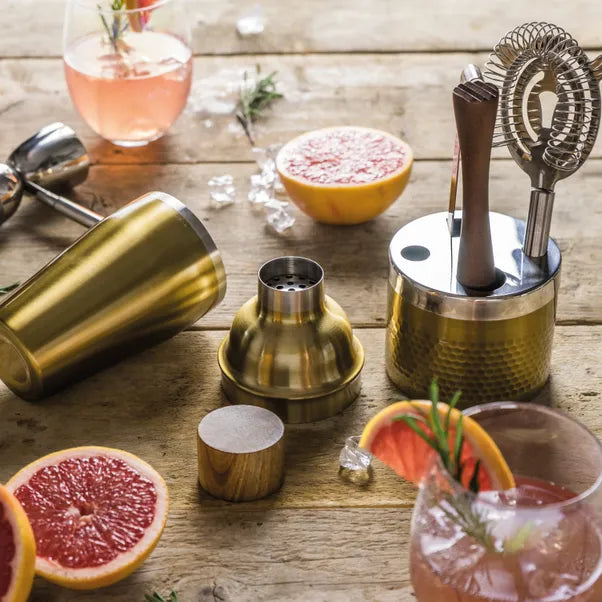 Gold 6 Piece Cocktail Set