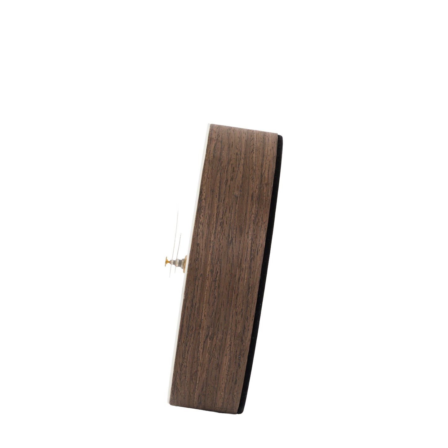 Oak Stripe Rim Mantle Clock