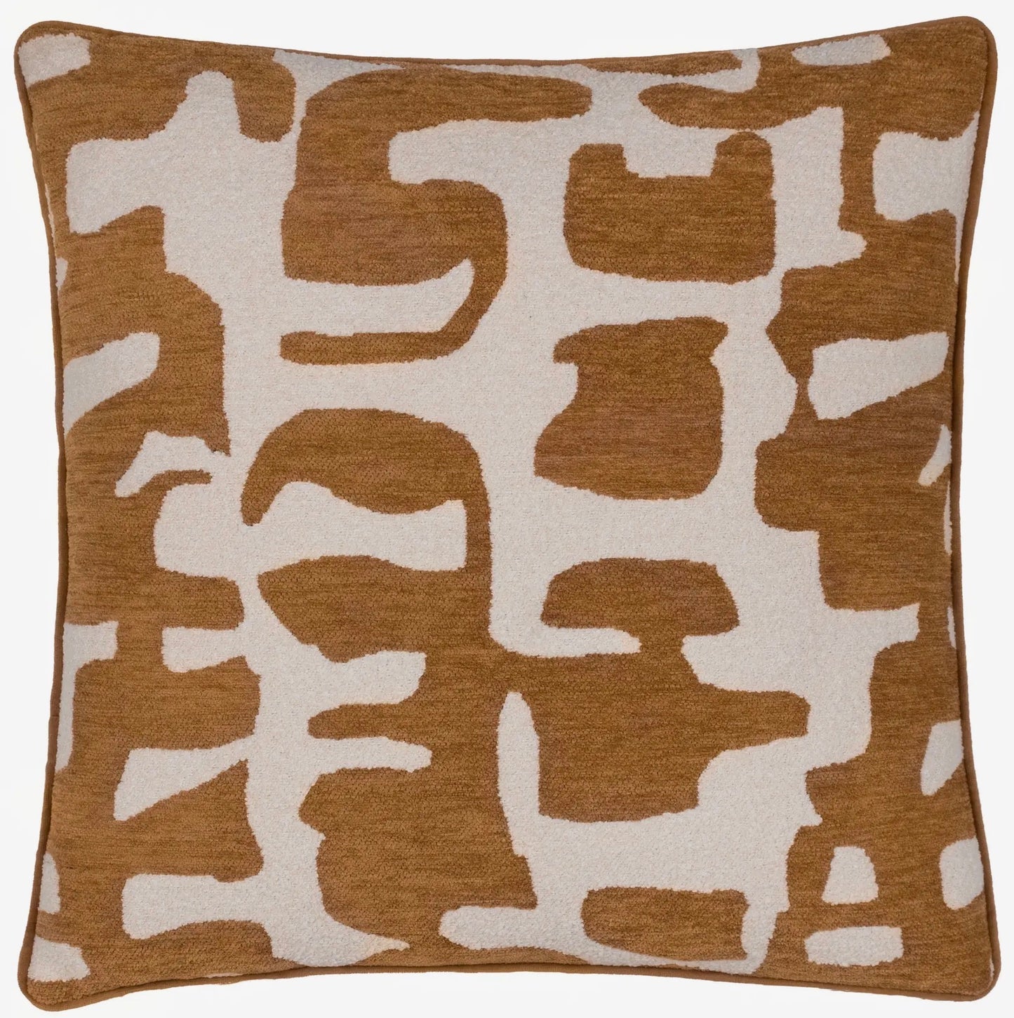 Caval Boucle Jacquard Cushion Bronze 50x50cm