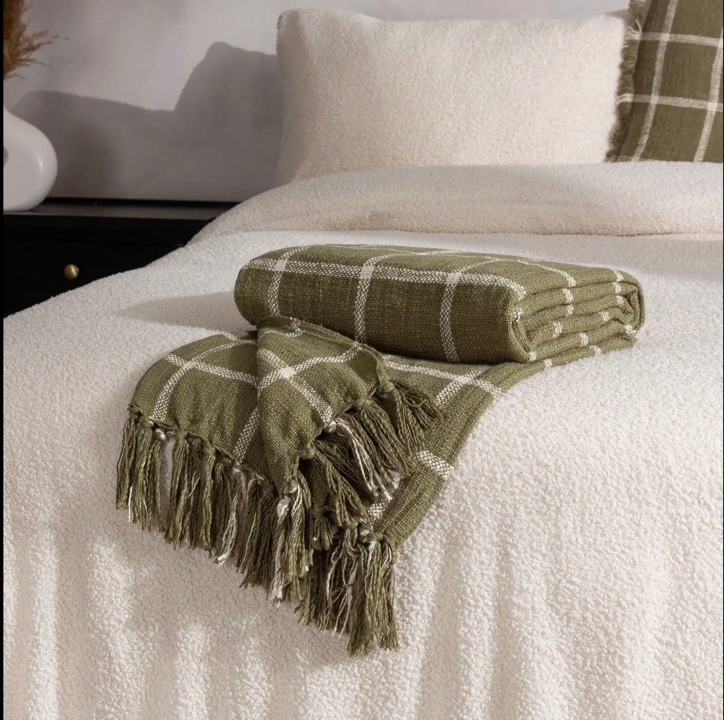 Beni Moss/Natural Throw