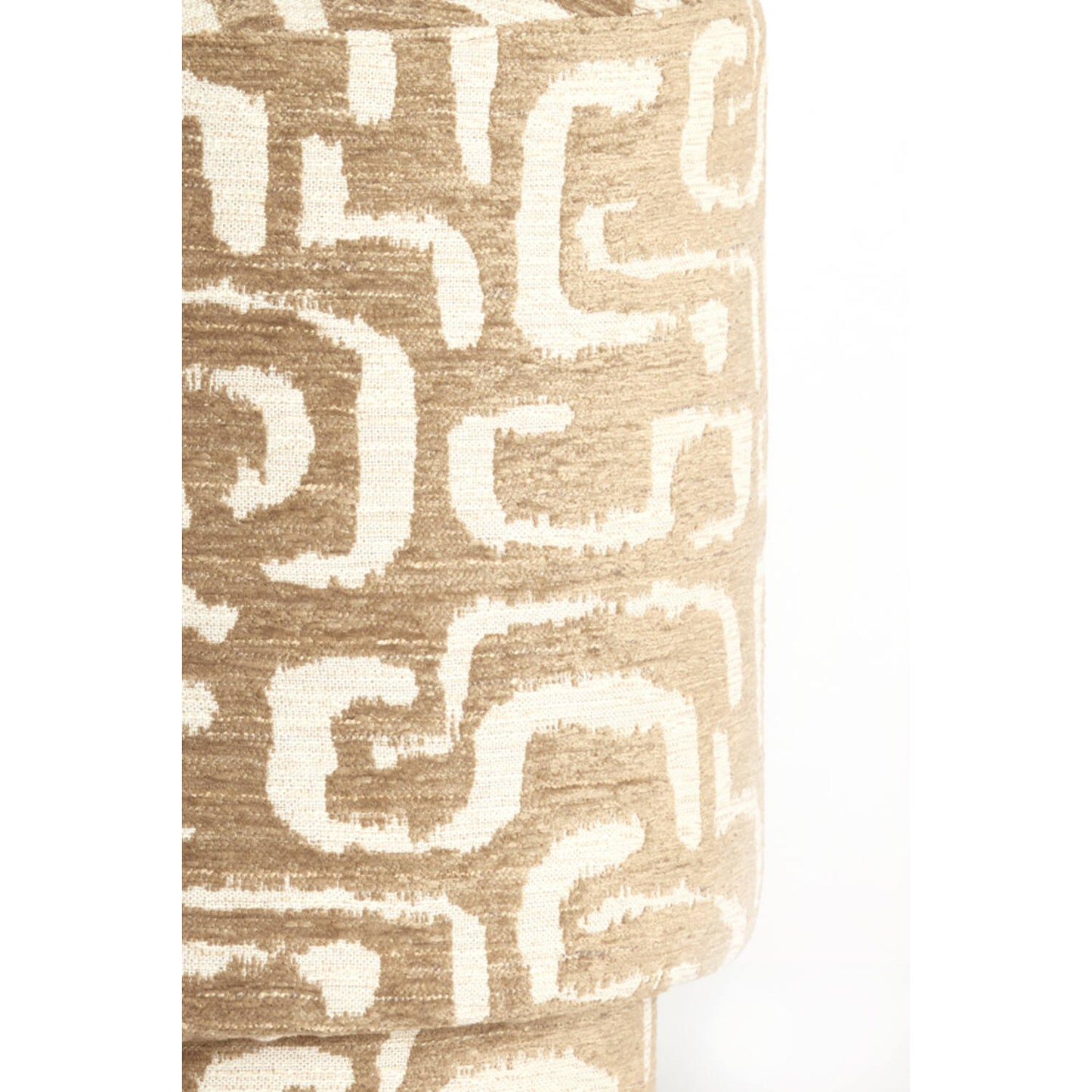 Davonte Green Grey and Beige Footstool