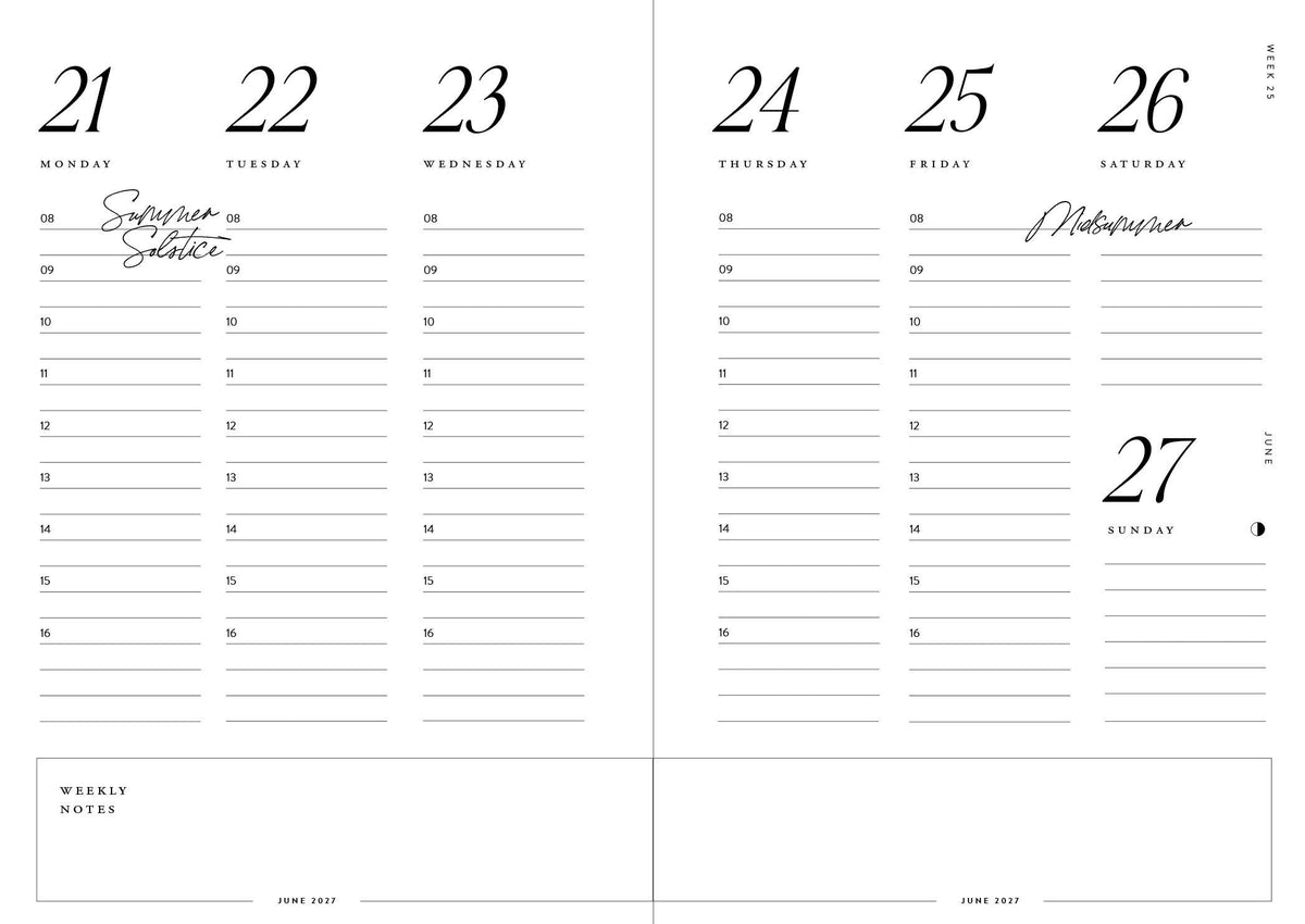 Cozy Planner 2027 – Latte Brown