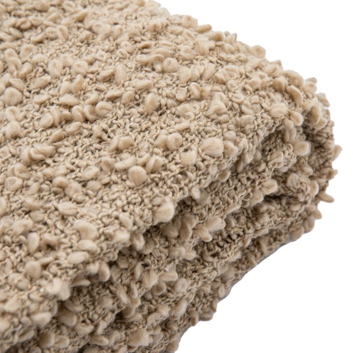 Boucle Throw - Putty