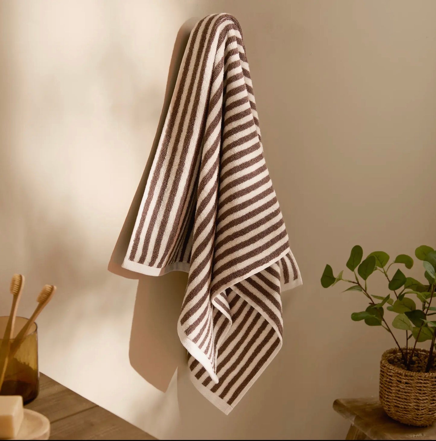 Hebden Striped 100% Cotton - Hand Towel
