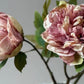 Faux Full Bloom Double Peony - Dusky Pink