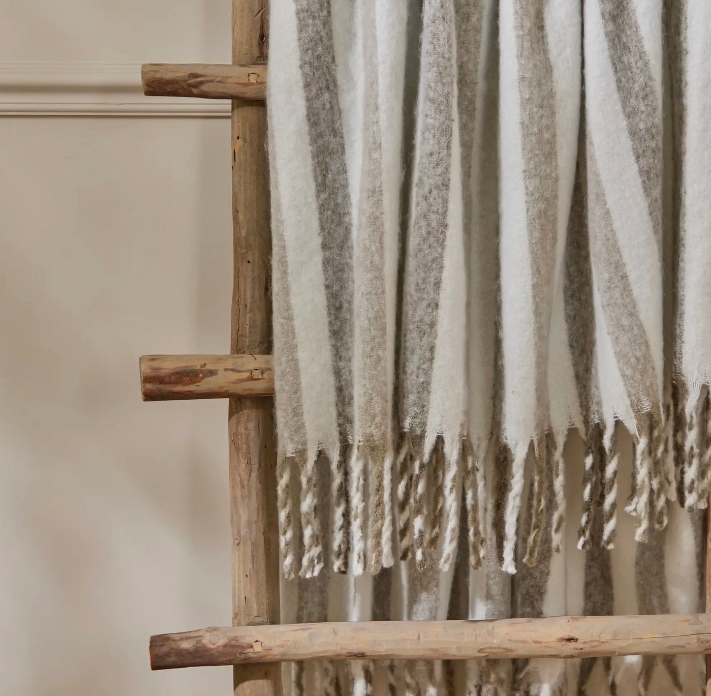 Beachwood Woven Stripe Throw - Heath