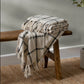 Beni Black/Natural Throw