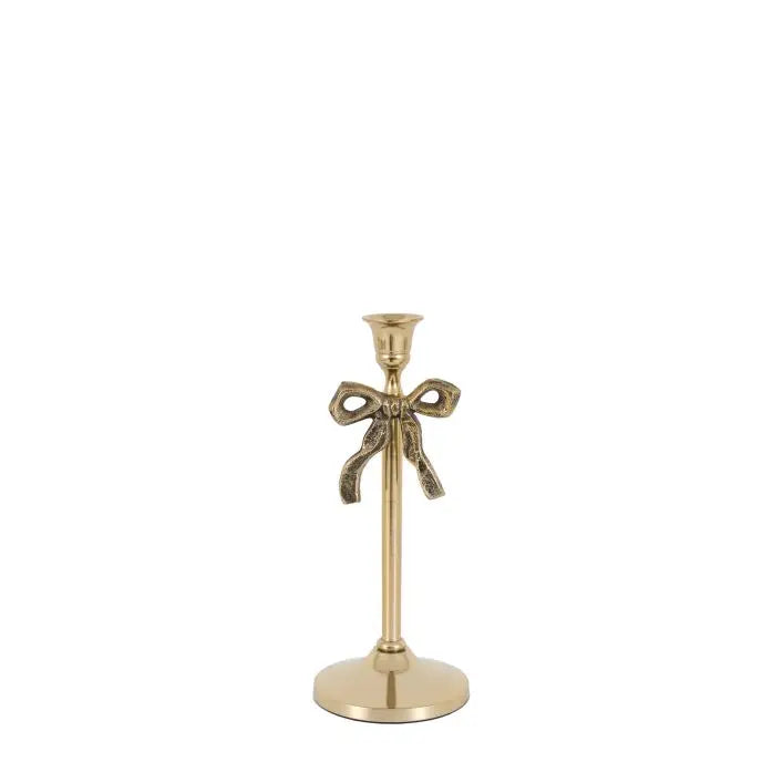 Bow Candle Holder - Gold