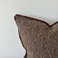 Chocolate Brown Boucle Cushion 45x45