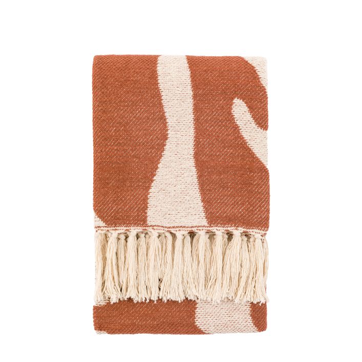Abstract Throw - Nutmeg
