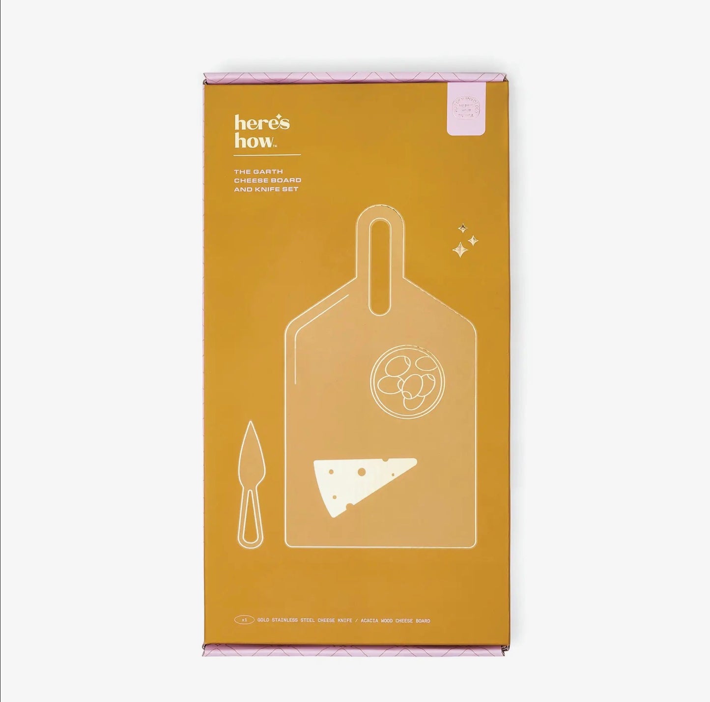 The Garth Cheese Board & Knife Set