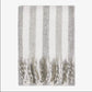 Beachwood Woven Stripe Throw - Heath