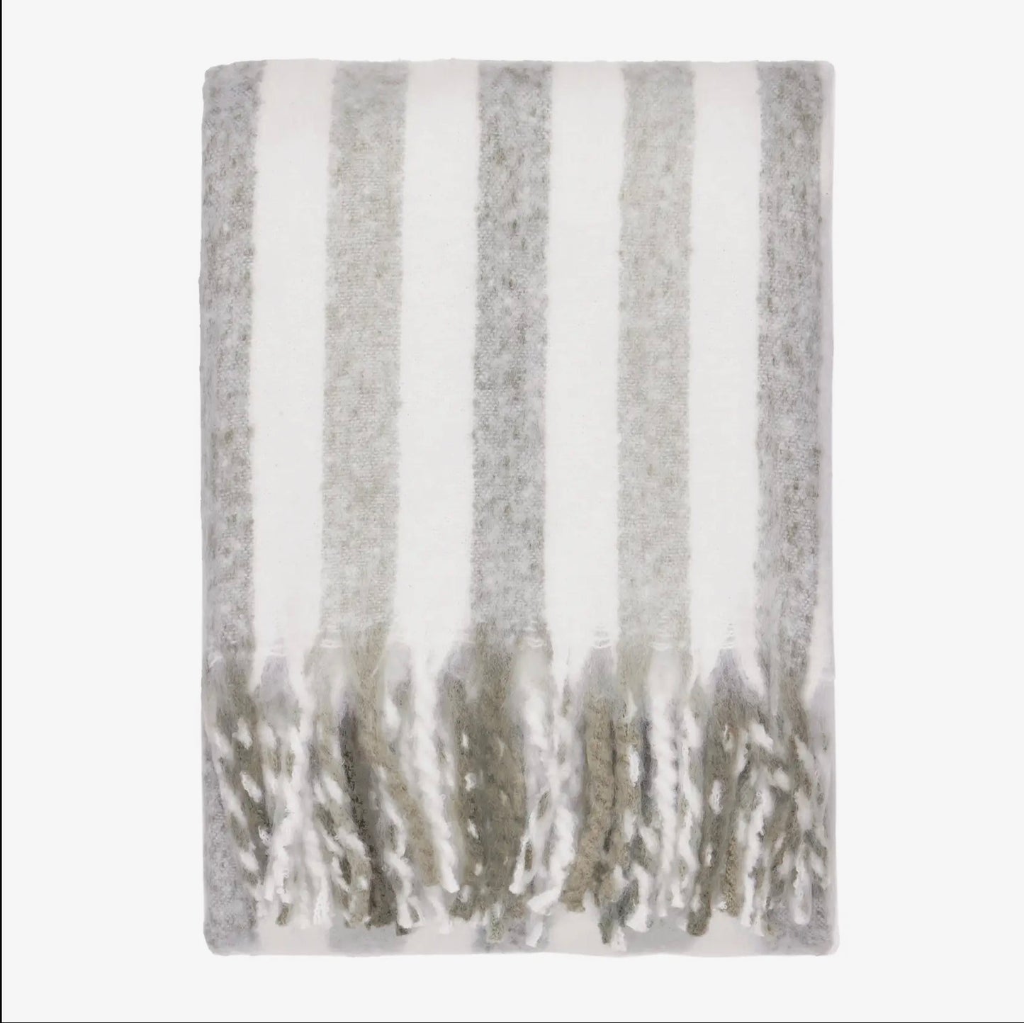 Beachwood Woven Stripe Throw - Heath