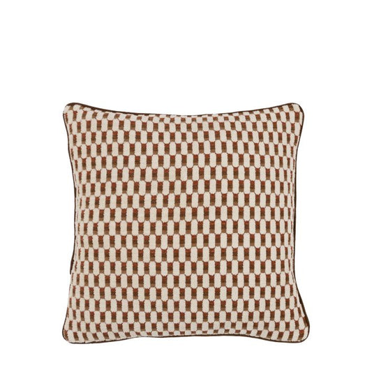 Marais Rust Jacqurd Cushion 50x50cm