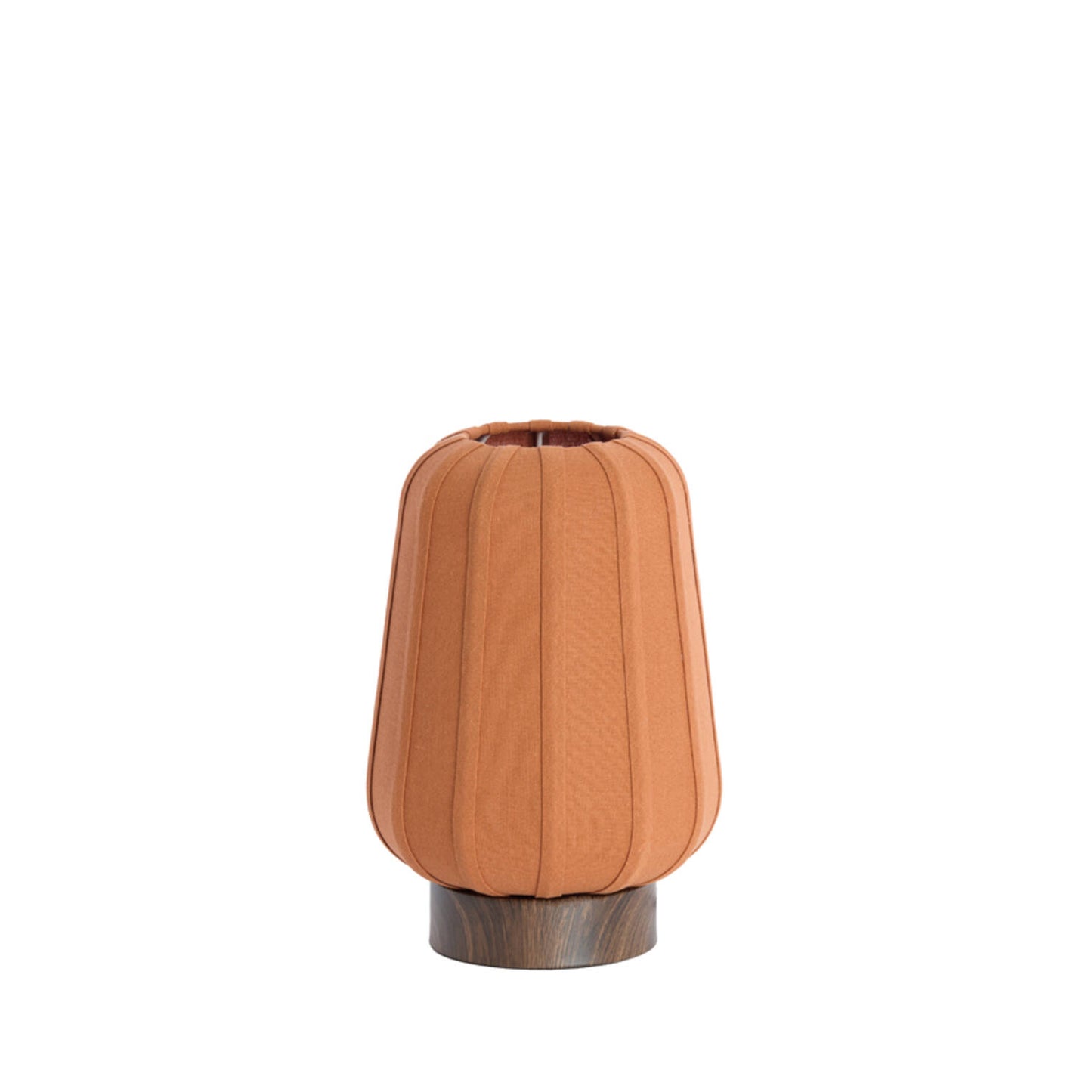 Bibia Terracotta and Wood Table Lamp - Small