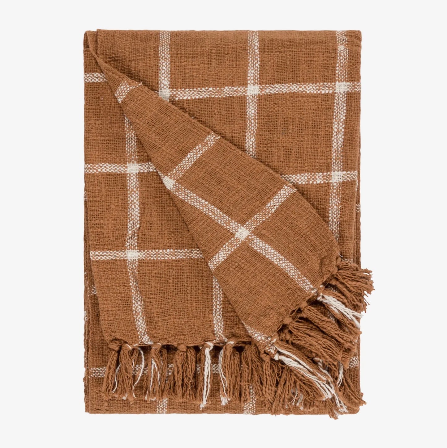 Beni Ginger/Natural Throw