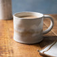 White Reactive Glaze Mug - 450ml