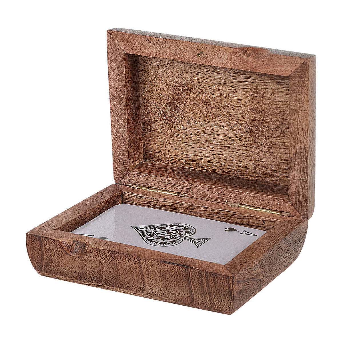 Pryce Mango Wood Box with Cards