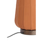 Bibia Terracotta and Wood Table Lamp - Large